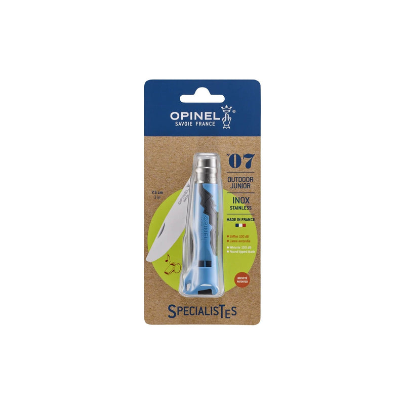 Load image into Gallery viewer, Opinel Blister Pack No.07 Outdoor Junior Blue