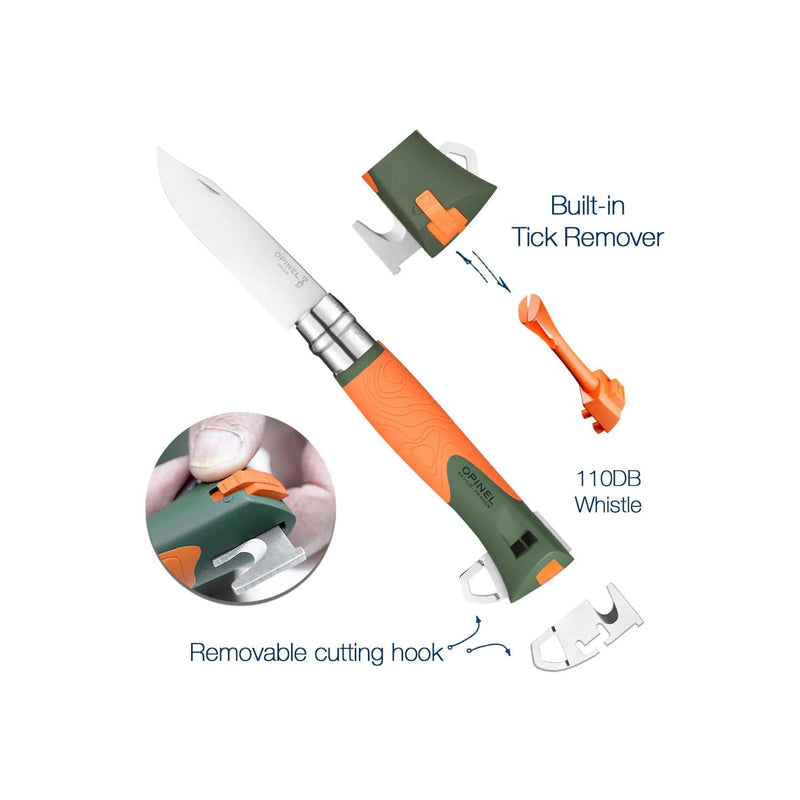 Load image into Gallery viewer, Opinel No. 12 Explore Folding Knife with Tick Remover