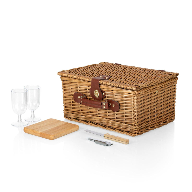 Load image into Gallery viewer, Classic Wine & Cheese Picnic Basket by Picnic Time Family of Brands