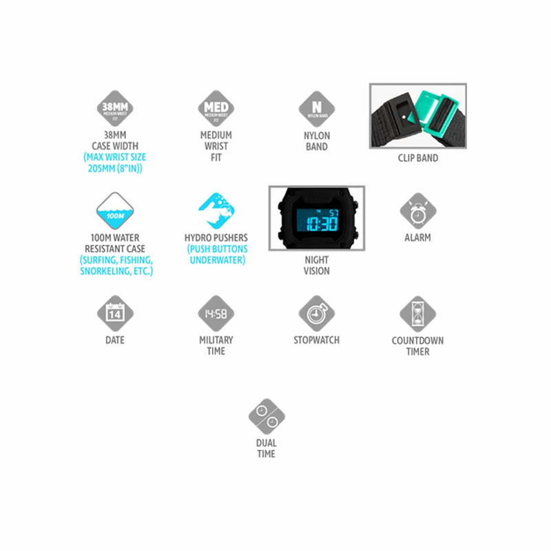 Load image into Gallery viewer, Freestyle Shark Classic Clip Black Watch