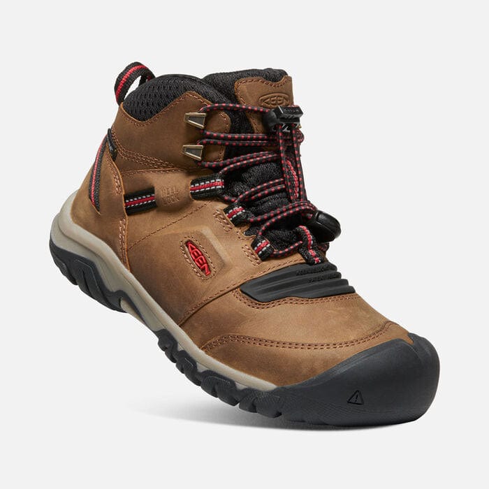 Load image into Gallery viewer, Keen Big Kids' Ridge Flex Mid Waterproof Hiking Boot