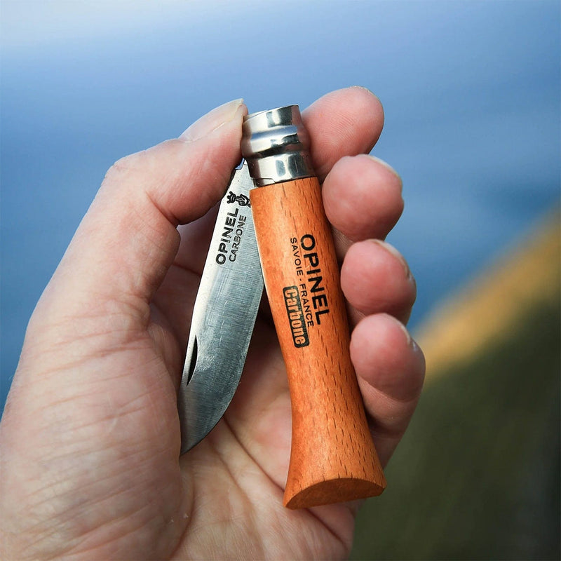 Load image into Gallery viewer, Opinel No. 08 Carbon Steel Folding Knife
