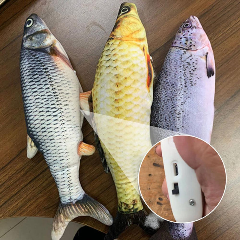 Load image into Gallery viewer, Electric Fish Funpal - Interactive Toy For Cats by Dog Hugs Cat