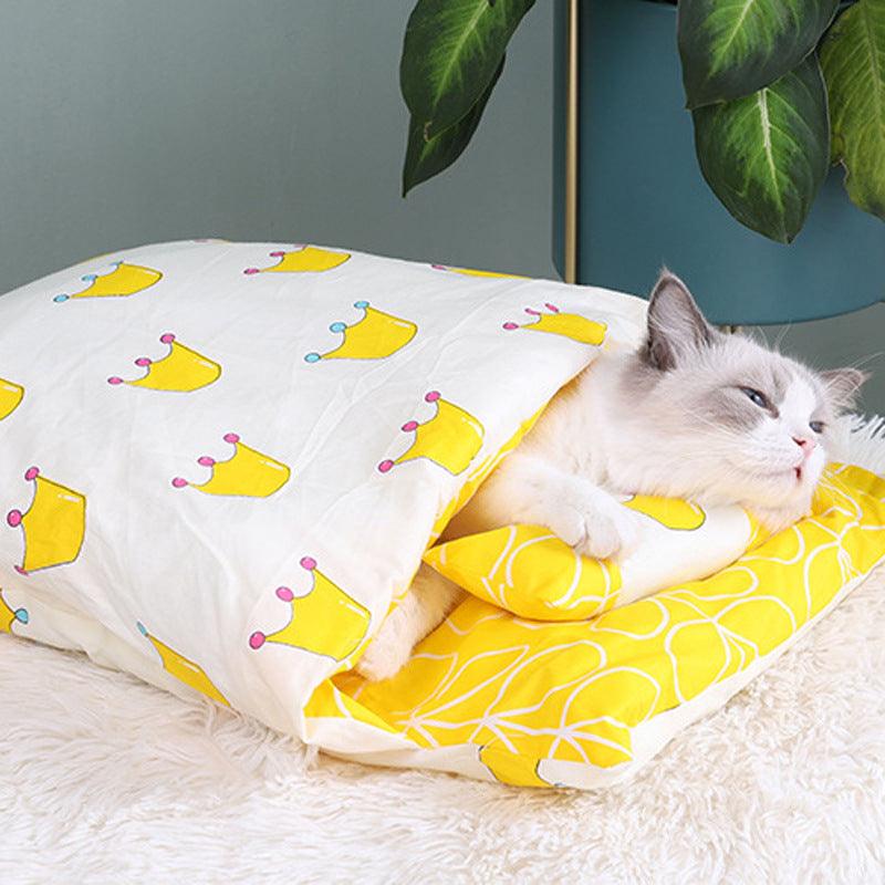 Load image into Gallery viewer, Cozy Cave Cat Bed by Dog Hugs Cat