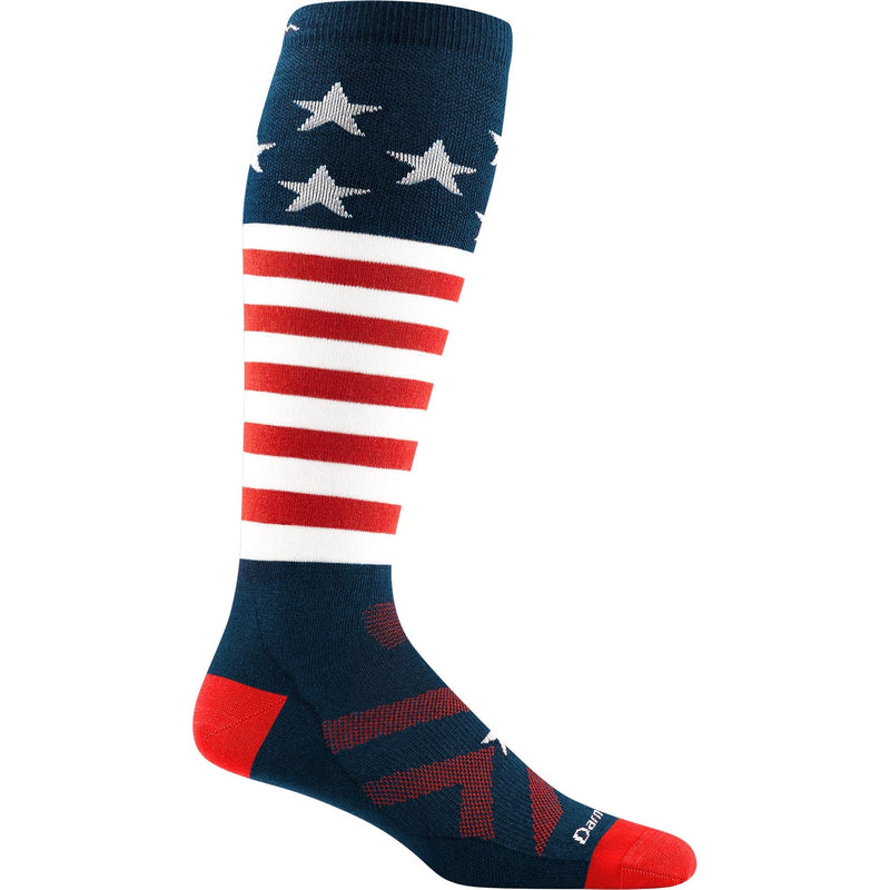 Load image into Gallery viewer, Darn Tough Captain Stripe OTC Lightweight Men's Snow Socks