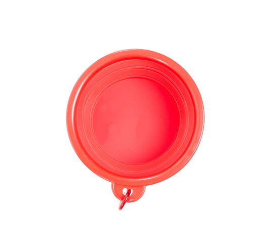 PRODOGG™ Red Collapsible Water Bowl With White Logo 195201 by ProDogg.com