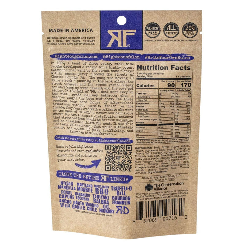 Load image into Gallery viewer, Righteous Felon Craft Seoul Survivor Beef Jerky