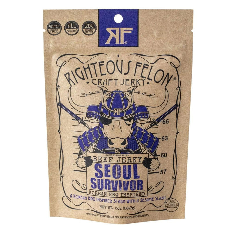 Load image into Gallery viewer, Righteous Felon Craft Seoul Survivor Beef Jerky