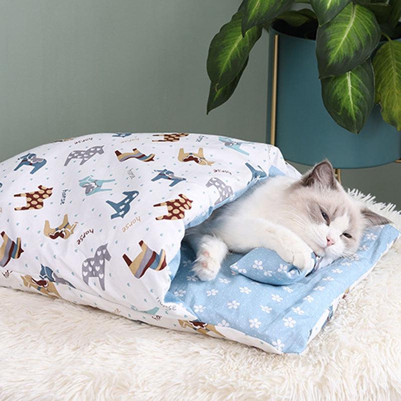 Load image into Gallery viewer, Cozy Cave Cat Bed by Dog Hugs Cat