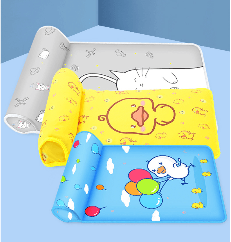 Load image into Gallery viewer, Cool Breeze Pet Comfort Mat: Breathable Cooling Pad With Pillow For Dogs And Cats by Dog Hugs Cat