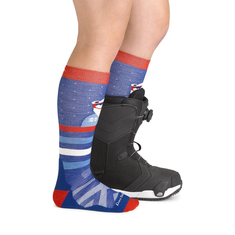 Load image into Gallery viewer, Darn Tough Polar Patroller OTC Midweight With Cushion W/ Padded Shin Kids Snow Socks
