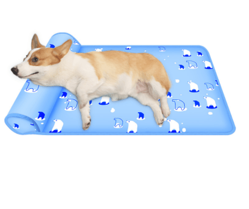 Load image into Gallery viewer, Cool Breeze Pet Comfort Mat: Breathable Cooling Pad With Pillow For Dogs And Cats by Dog Hugs Cat