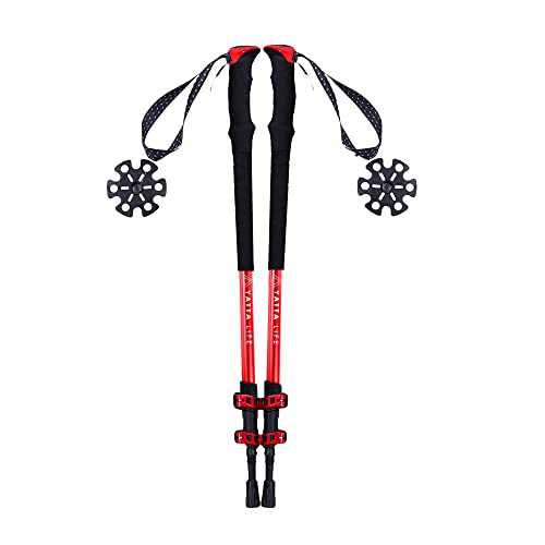 Load image into Gallery viewer, Yatta Life Adventure Pro Trekking Poles with ergonomic cork handles and collapsible aluminum design.