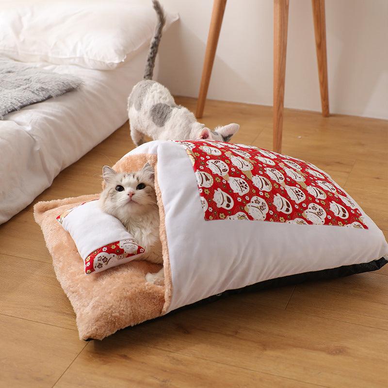 Load image into Gallery viewer, Cozy Cave Cat Bed by Dog Hugs Cat