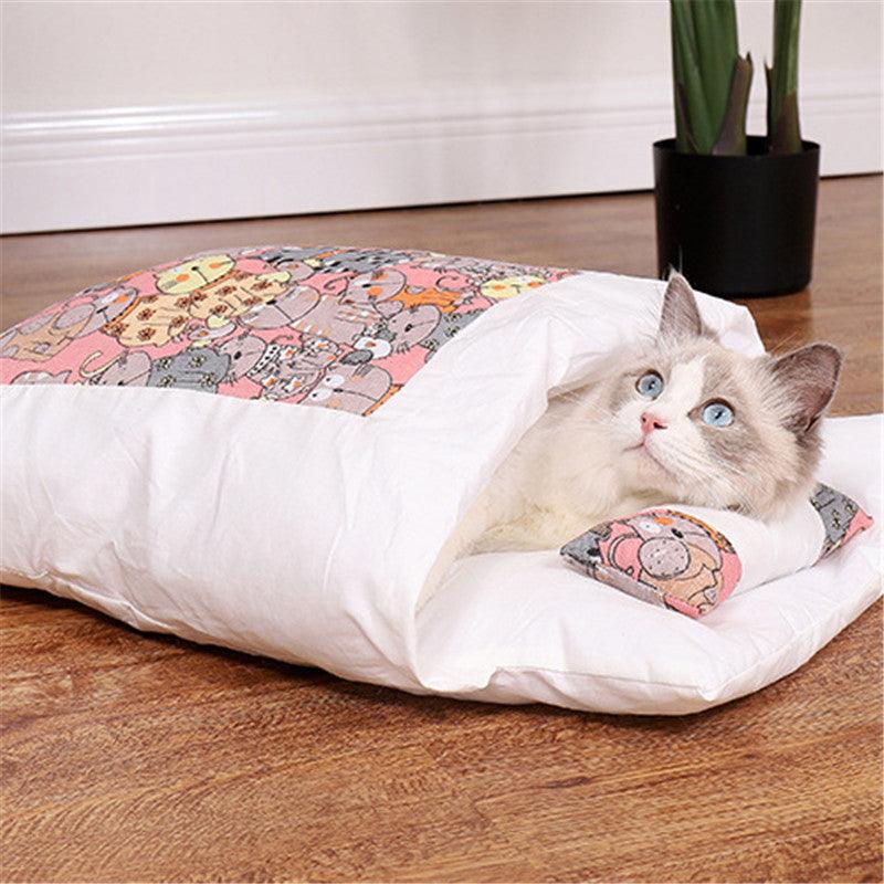 Load image into Gallery viewer, Cozy Cave Cat Bed by Dog Hugs Cat