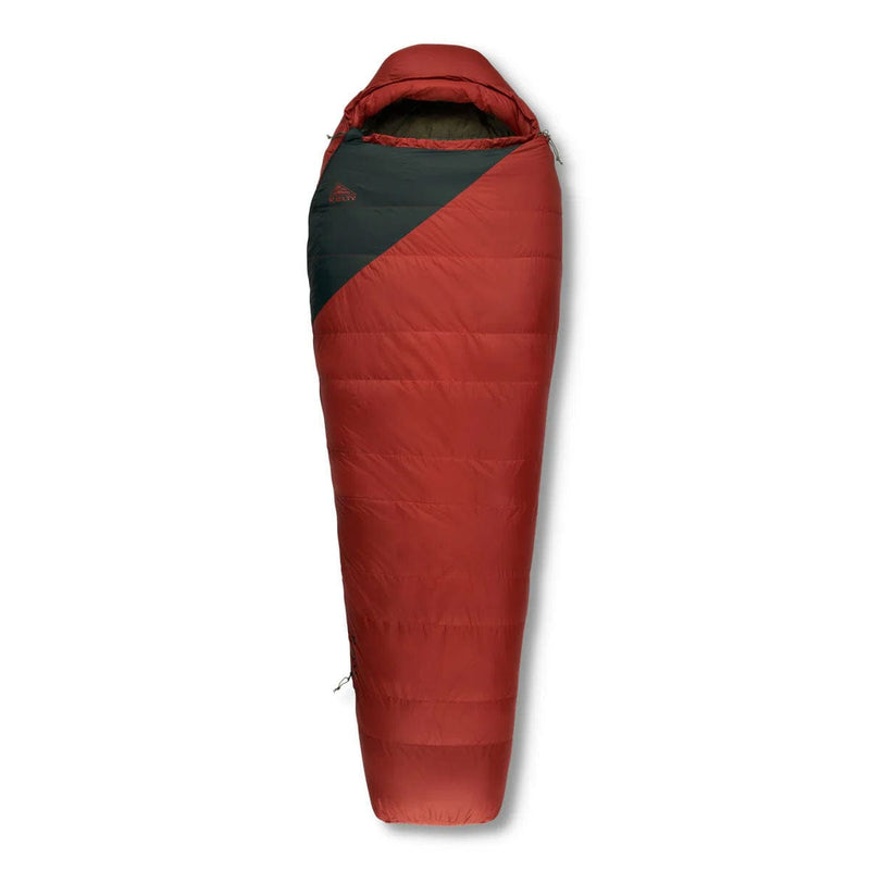 Load image into Gallery viewer, Red and black sleeping bag on a white background