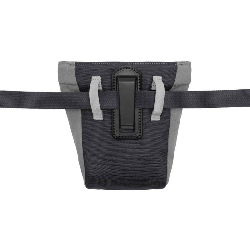 Load image into Gallery viewer, Black and gray bag with a strap on a white background