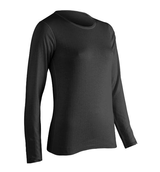 COLDPRUF Premium Performance Women's Crew Black Large main image 1