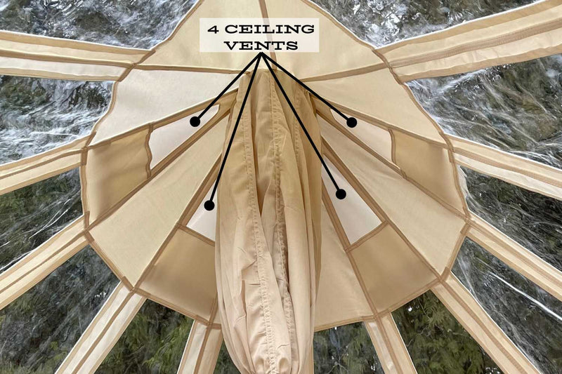 Load image into Gallery viewer, Life inTents 13' (4M) Stella Stargazing Canvas Tent