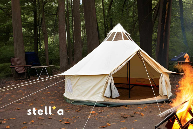 Load image into Gallery viewer, Life inTents 13' (4M) Stella Stargazing Canvas Tent