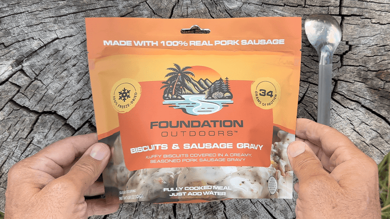 Load image into Gallery viewer, FOUNDATION Outdoors Biscuits & Gravy Meal