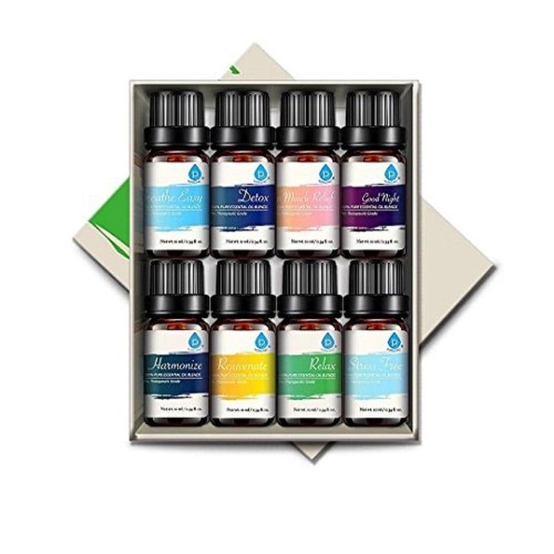Load image into Gallery viewer, 10 Pack of 100% Pure Essential Aromatherapy Oils by Pursonic