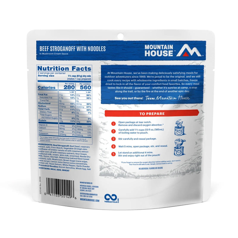 Load image into Gallery viewer, Mountain House Beef Stroganoff