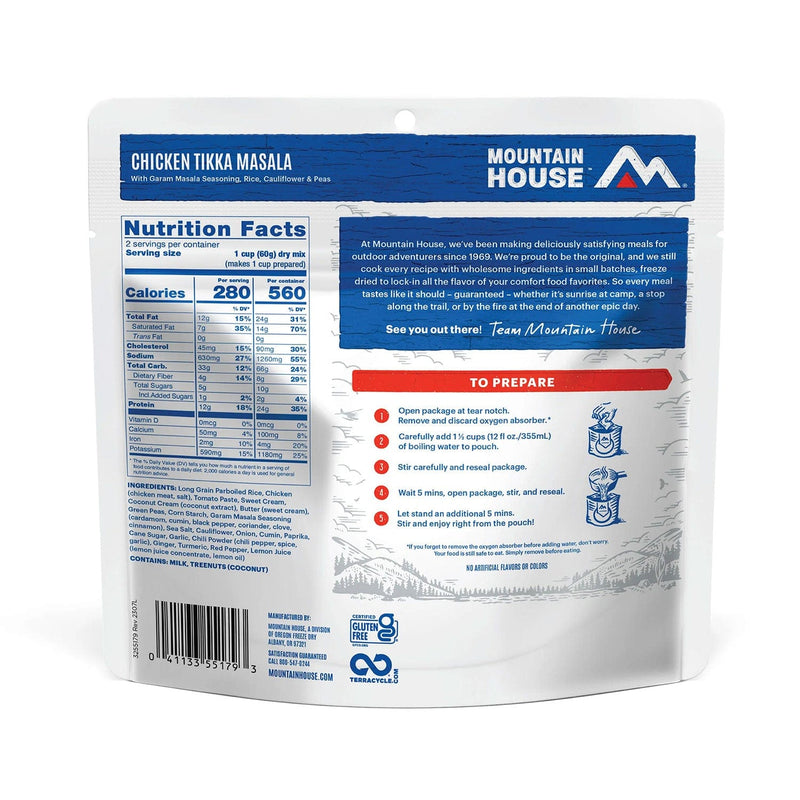 Load image into Gallery viewer, Mountain House Chicken Tikka Masala