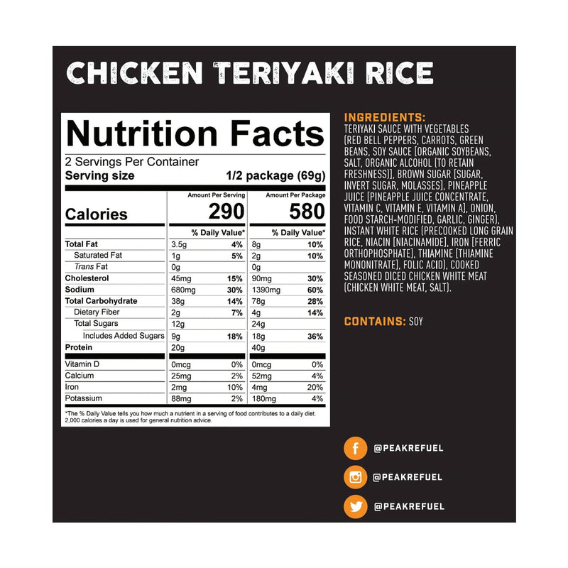 Load image into Gallery viewer, Peak Refuel Chicken Teriyaki
