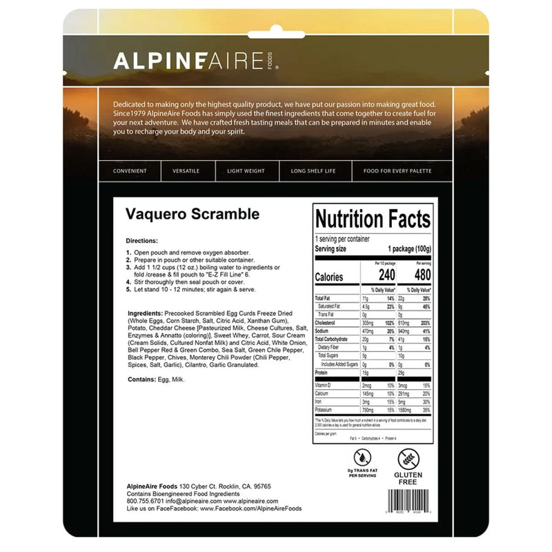 Load image into Gallery viewer, AlpineAire Vaquero Scramble