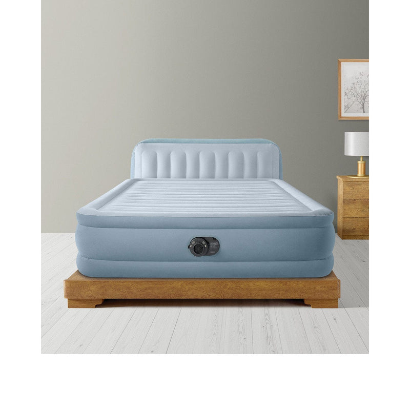 Load image into Gallery viewer, Intex Dura-Beam Ultra Queen Plush Headboard Airbed