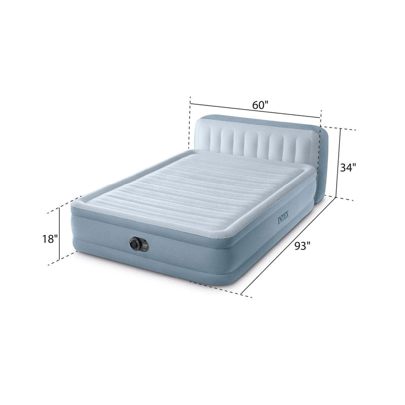 Load image into Gallery viewer, Intex Dura-Beam Ultra Queen Plush Headboard Airbed