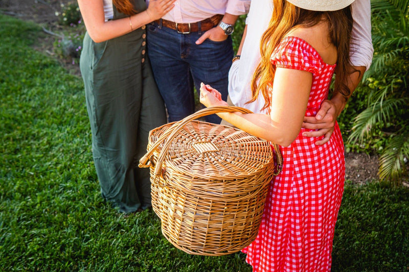 Load image into Gallery viewer, Heart Picnic Basket by Picnic Time Family of Brands