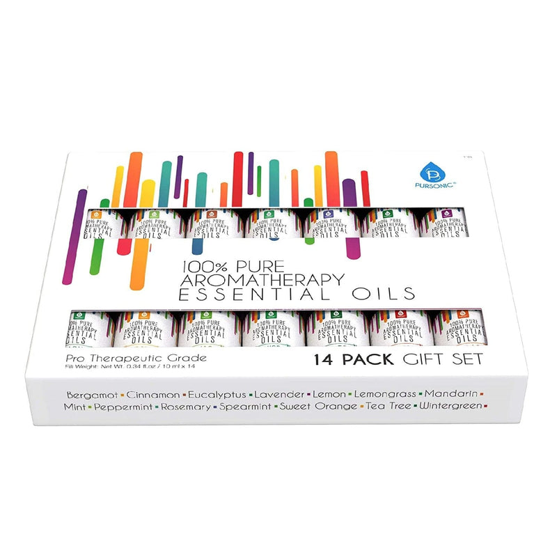 Load image into Gallery viewer, 18 Pack of 100% Pure Essential Aromatherapy Oils by Pursonic