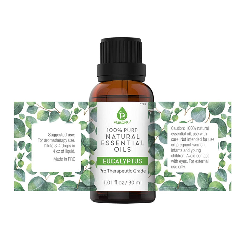 Load image into Gallery viewer, 100% Pure & Natural Eucalyptus Essential Oils by Pursonic