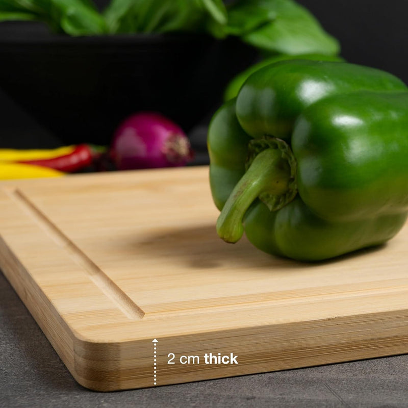 Load image into Gallery viewer, XXL Bamboo Cutting & Serving Board by Moritz & Moritz
