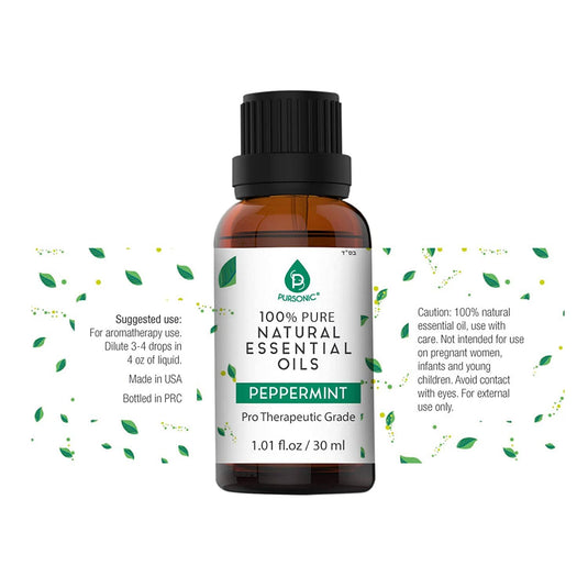 100% Pure & Natural Peppermint Essential Oils by Pursonic