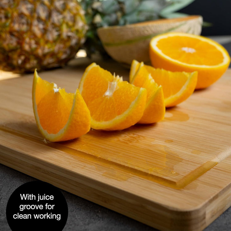 Load image into Gallery viewer, XXL Bamboo Cutting & Serving Board by Moritz & Moritz
