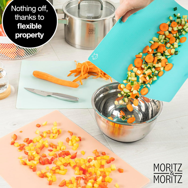 Load image into Gallery viewer, 4-Pack Kitchen Cutting Mats by Moritz & Moritz