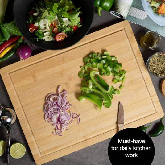 XXL Bamboo Cutting & Serving Board by Moritz & Moritz