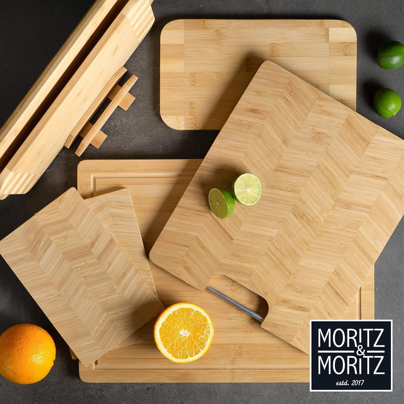 Load image into Gallery viewer, XXL Bamboo Cutting & Serving Board by Moritz & Moritz