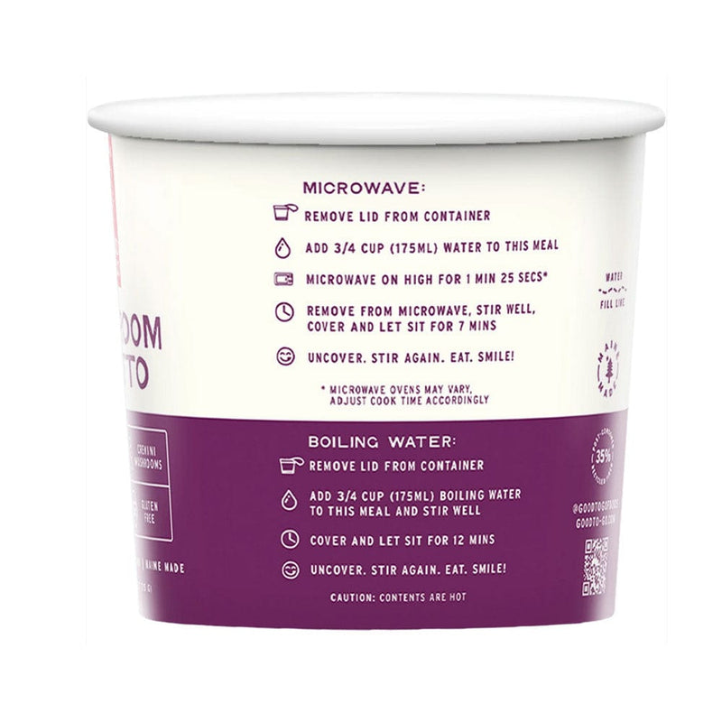 Load image into Gallery viewer, Good To-Go Mushroom Risotto Cup