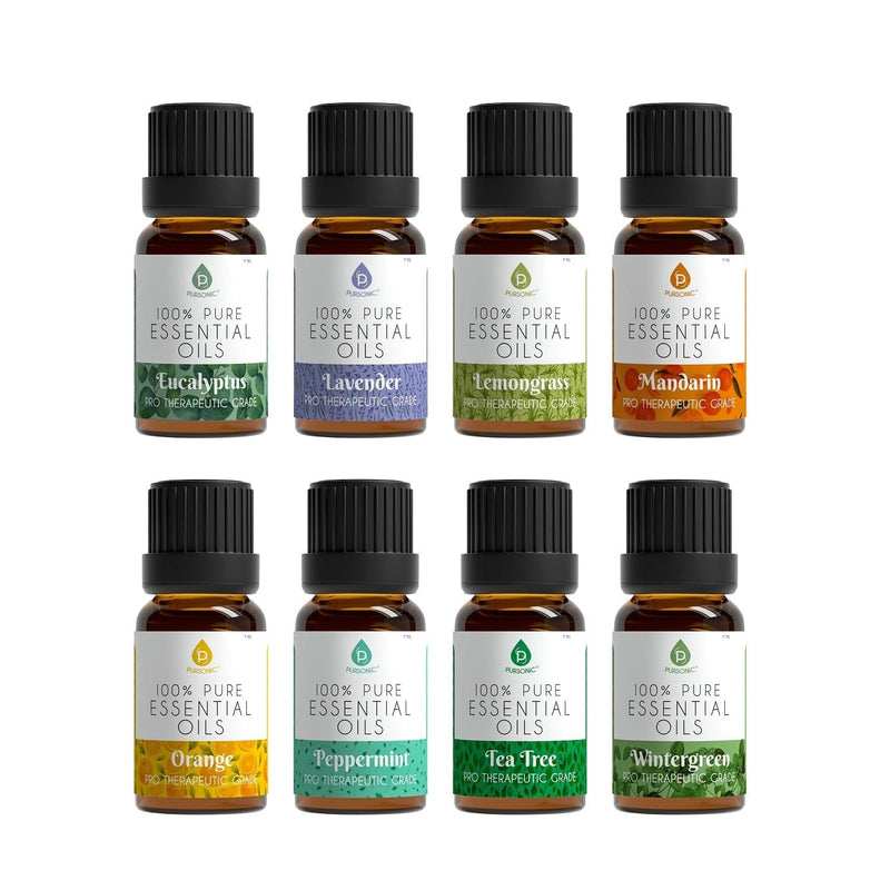 Load image into Gallery viewer, 9 pack of 100% Pure Essential Aromatherapy Oils by Pursonic