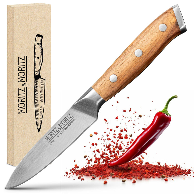 Load image into Gallery viewer, German Steel Professional Multipurpose Vegetable Knife (3.5 inches) by Moritz & Moritz