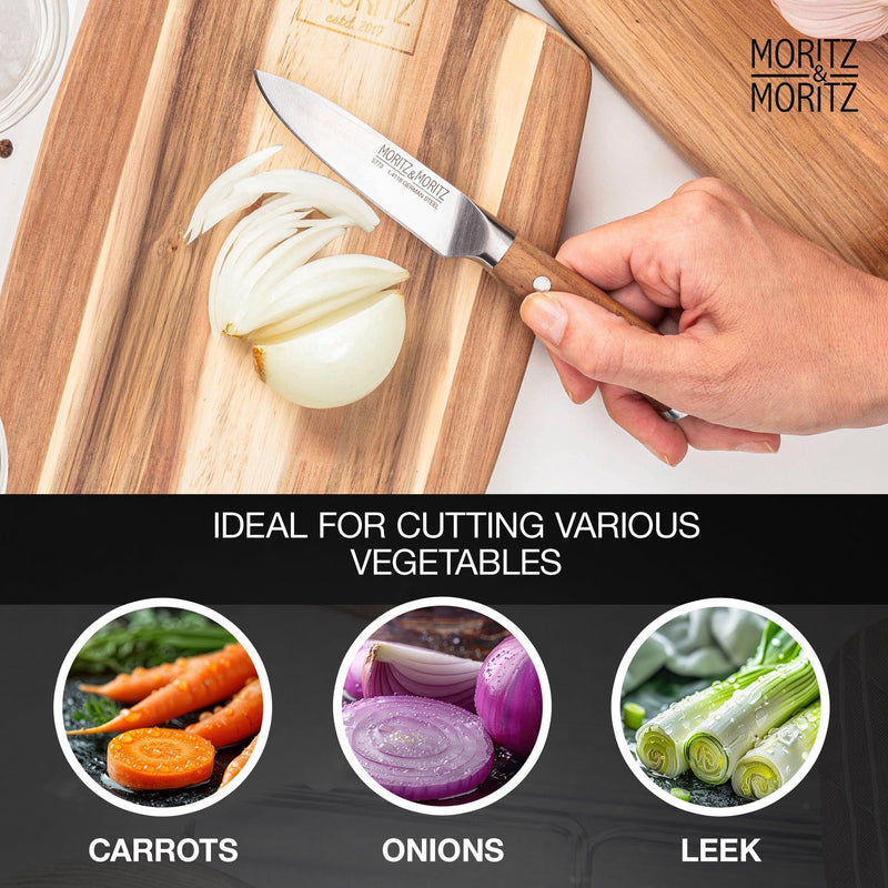 Load image into Gallery viewer, German Steel Professional Multipurpose Vegetable Knife (3.5 inches) by Moritz & Moritz