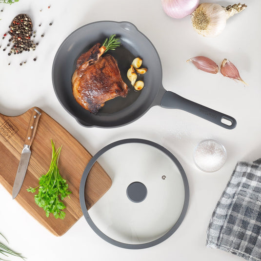 11-inch Frying Pan with Lid by Moritz & Moritz