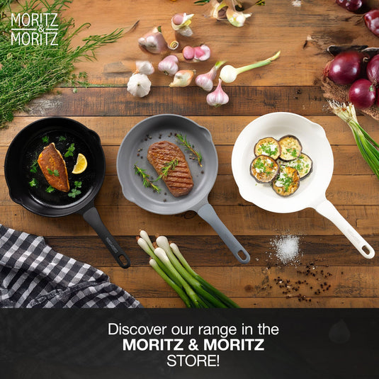 11-inch Frying Pan with Lid by Moritz & Moritz