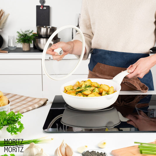 11-inch Frying Pan with Lid by Moritz & Moritz