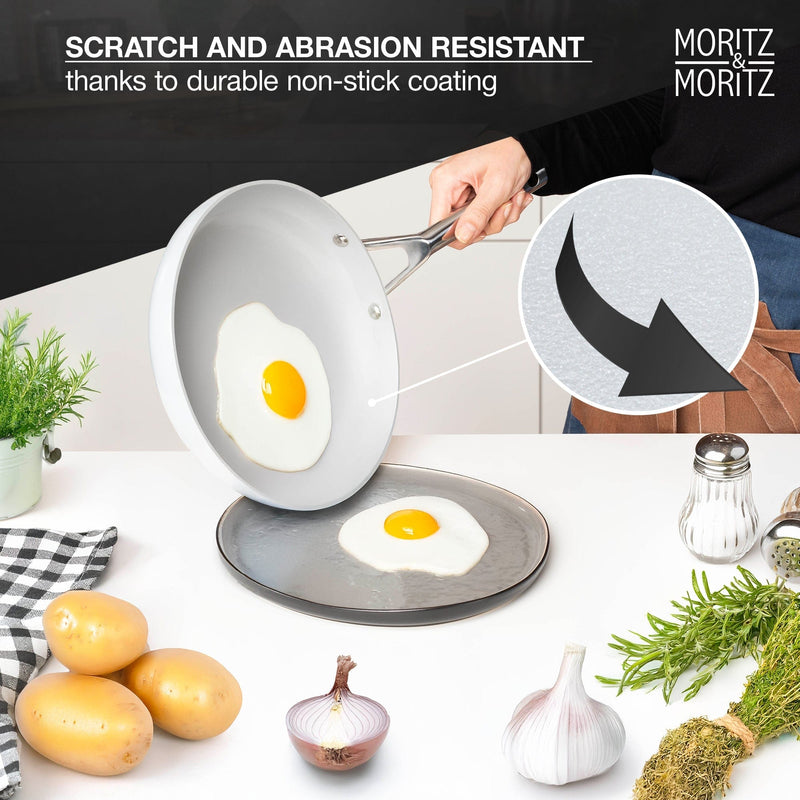Load image into Gallery viewer, 7-Piece Cast Aluminum Pot and Pan Set with Lids by Moritz & Moritz