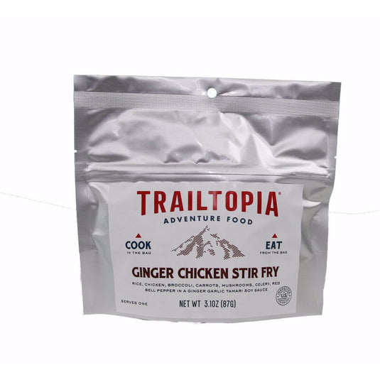 Trailtopia Adventure Food Ginger Chicken Stir Fry - SINGLE SERVE - GF